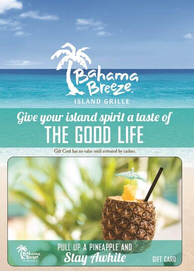 Buy Gift Card: Bahama Breeze Gift Card