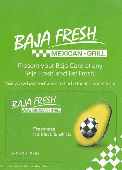 Buy Gift Card: Baja Fresh Gift Card PC