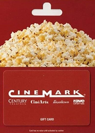 Buy Gift Card: Cinemark Theatres Gift Card