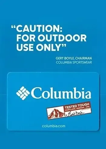 Buy Gift Card: Columbia Sportswear Gift Card
