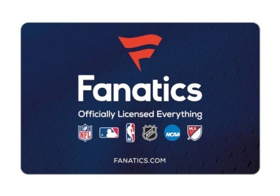 Comprar um cartão de oferta: Fanatics Gift Card
