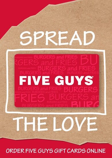 Buy Gift Card: Five Guys Gift Card PC