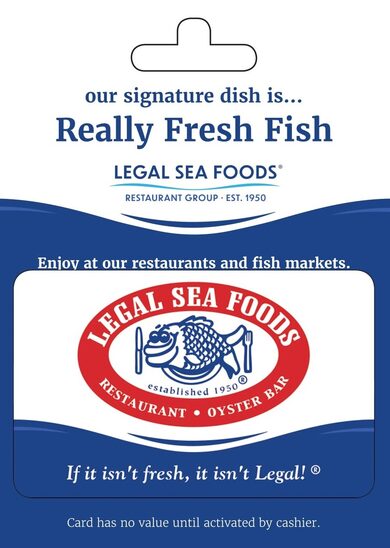 Buy Gift Card: Legal Sea Foods Gift Card NINTENDO