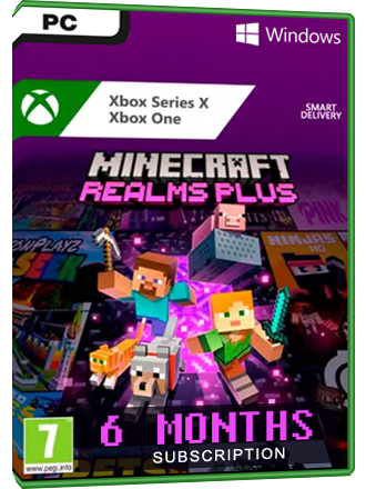 Buy Gift Card: Minecraft Realms Plus Subscription XBOX