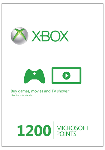 Comprar um cartão de oferta: Xbox Live