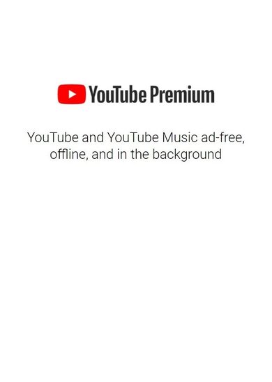 Buy Gift Card: YouTube Premium Gift Card PSN