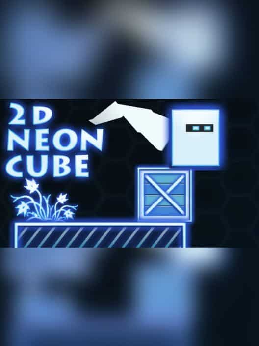 2D Neon Cube