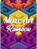 Maze Art: Rainbow