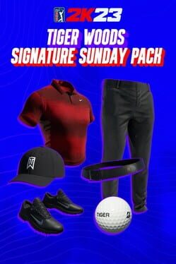 PGA Tour 2K23: Tiger Woods Signature Sunday Pack