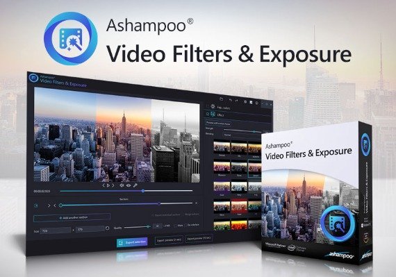 Buy Software: Ashampoo Video Filters and Exposure