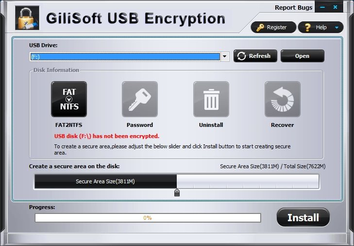 Buy Software: Gilisoft USB Encryption PC