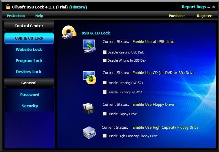 Buy Software: Gilisoft USB Lock PC