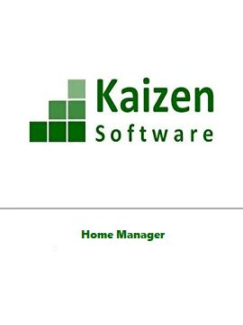 Buy Software: Kaizen Software Home Manager