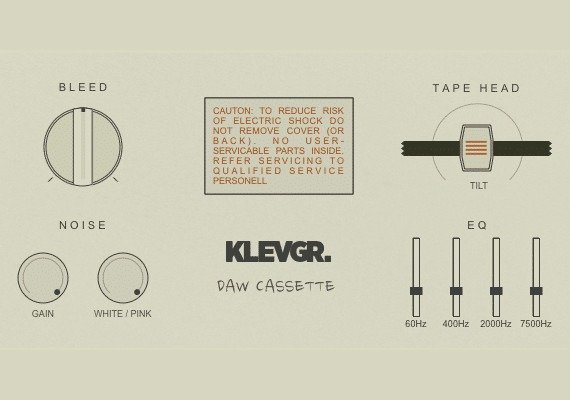 Buy Software: Klevgrand DAW Cassette Tape Deck Emulation