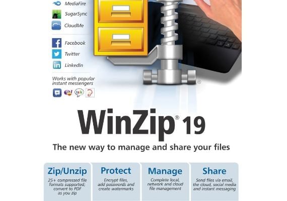Buy Software: WinZip 19 NINTENDO